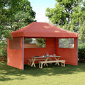 Party-Zelt Terrakotta 292 x 440 x 315 cm Oxford-Stoff