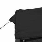 Party-Zelt Schwarz 292 x 440 x 315 cm Oxford-Stoff