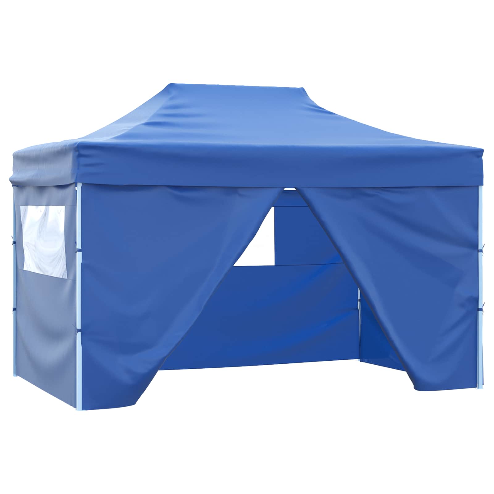 Party-Zelt Blau 291 x 431 x 315 cm Oxford-Stoff
