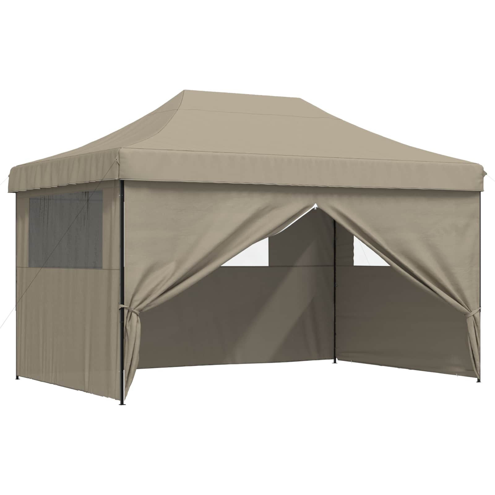 Party-Zelt Taupe 292 x 440 x 315 cm Oxford-Stoff