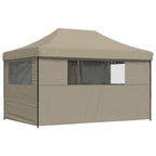 Party-Zelt Taupe 292 x 440 x 315 cm Oxford-Stoff