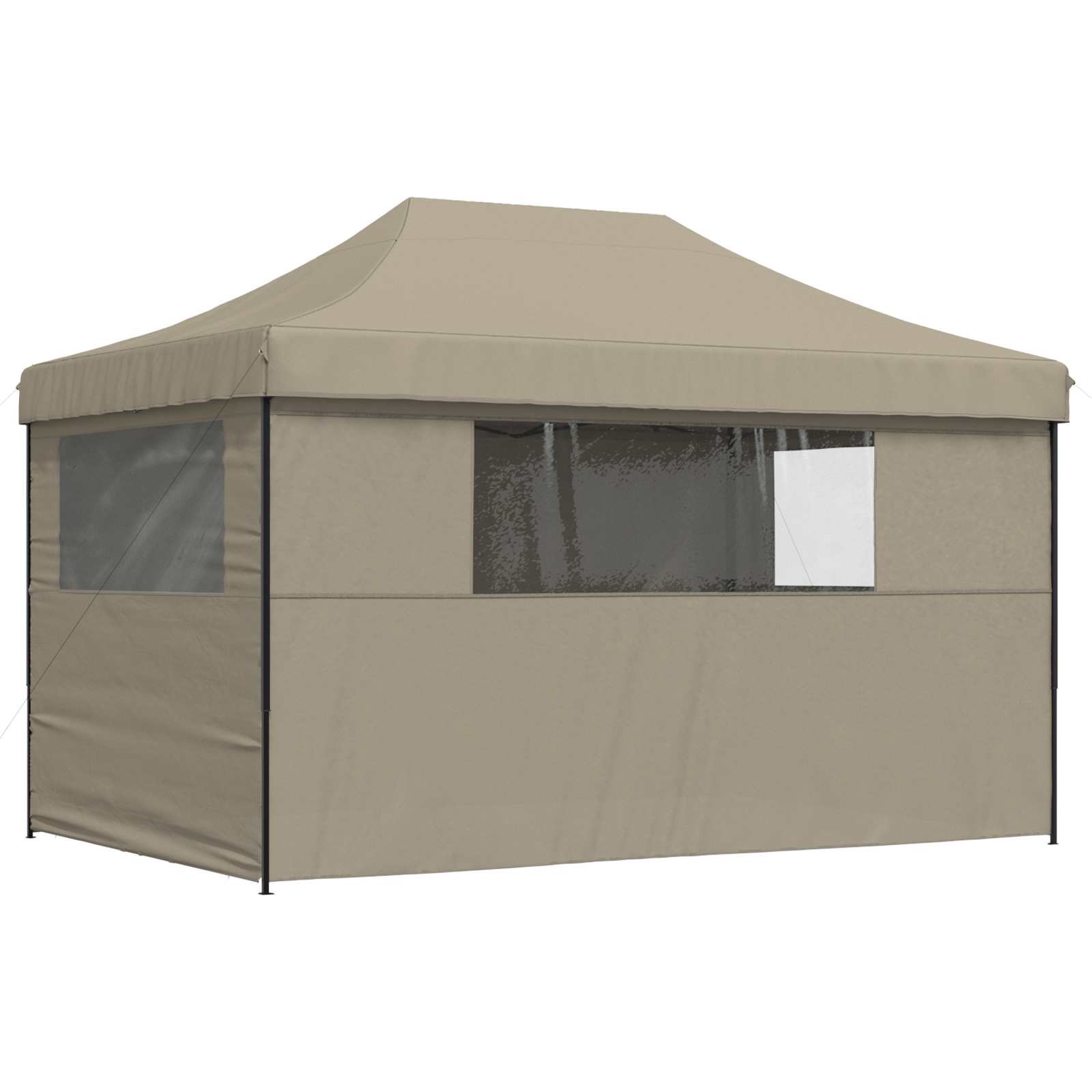 Party-Zelt Taupe 292 x 440 x 315 cm Oxford-Stoff