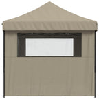 Party-Zelt Taupe 292 x 440 x 315 cm Oxford-Stoff