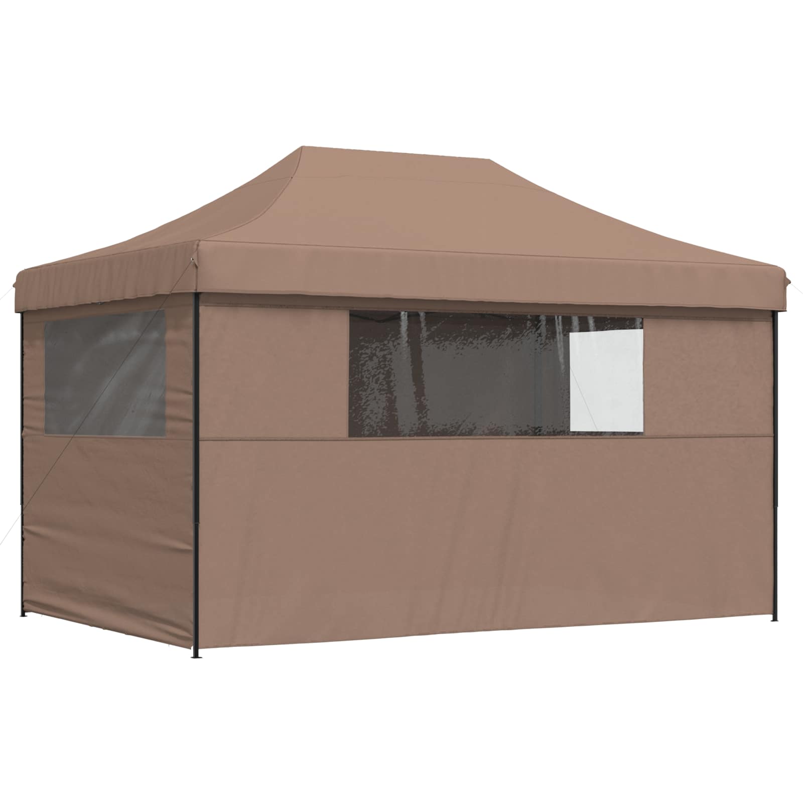 Party-Zelt Braun 292 x 440 x 315 cm Oxford-Stoff