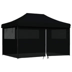 Party-Zelt Schwarz 292 x 440 x 315 cm Oxford-Stoff