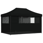 Party-Zelt Schwarz 292 x 440 x 315 cm Oxford-Stoff