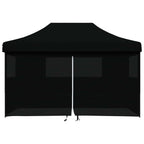 Party-Zelt Schwarz 292 x 440 x 315 cm Oxford-Stoff