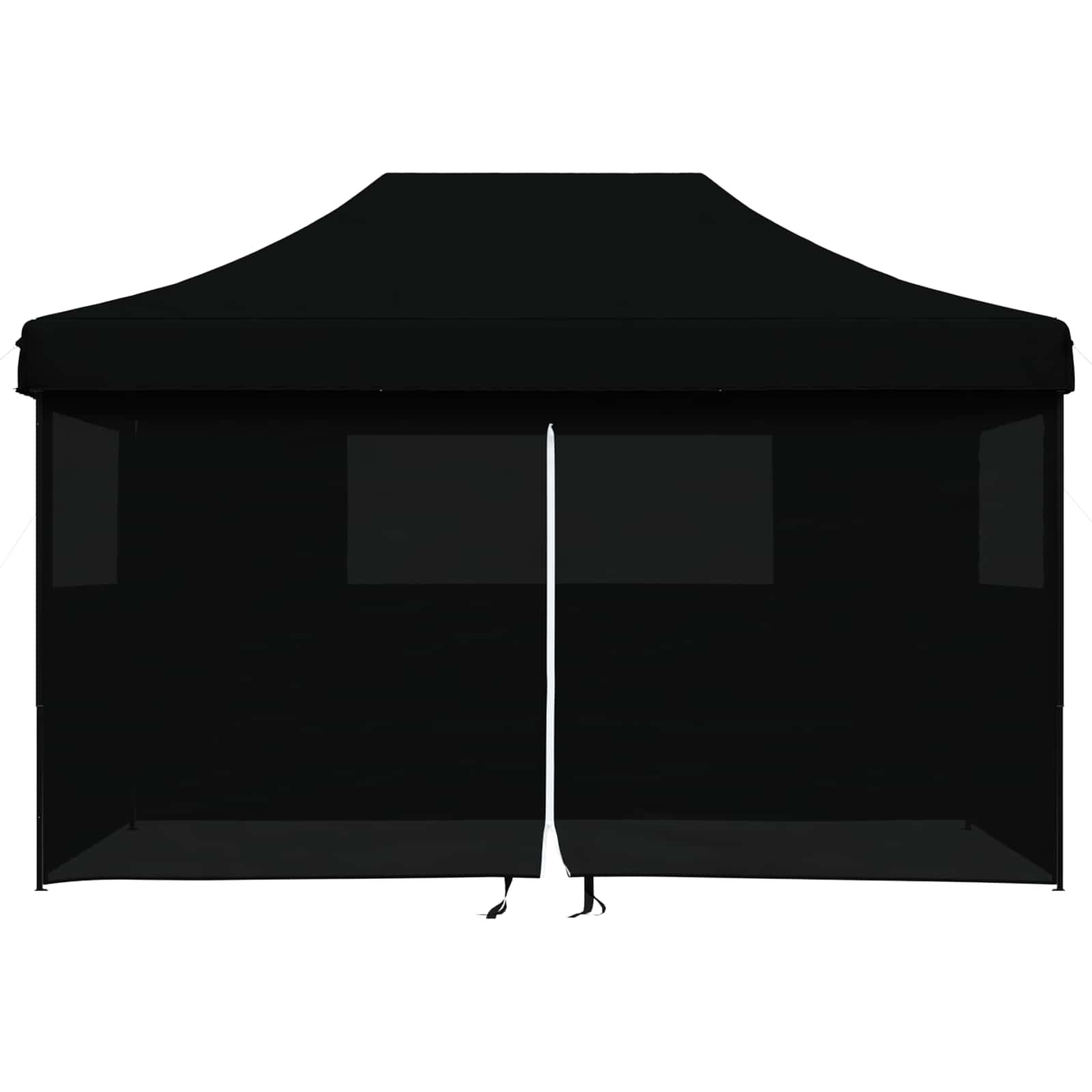 Party-Zelt Schwarz 292 x 440 x 315 cm Oxford-Stoff