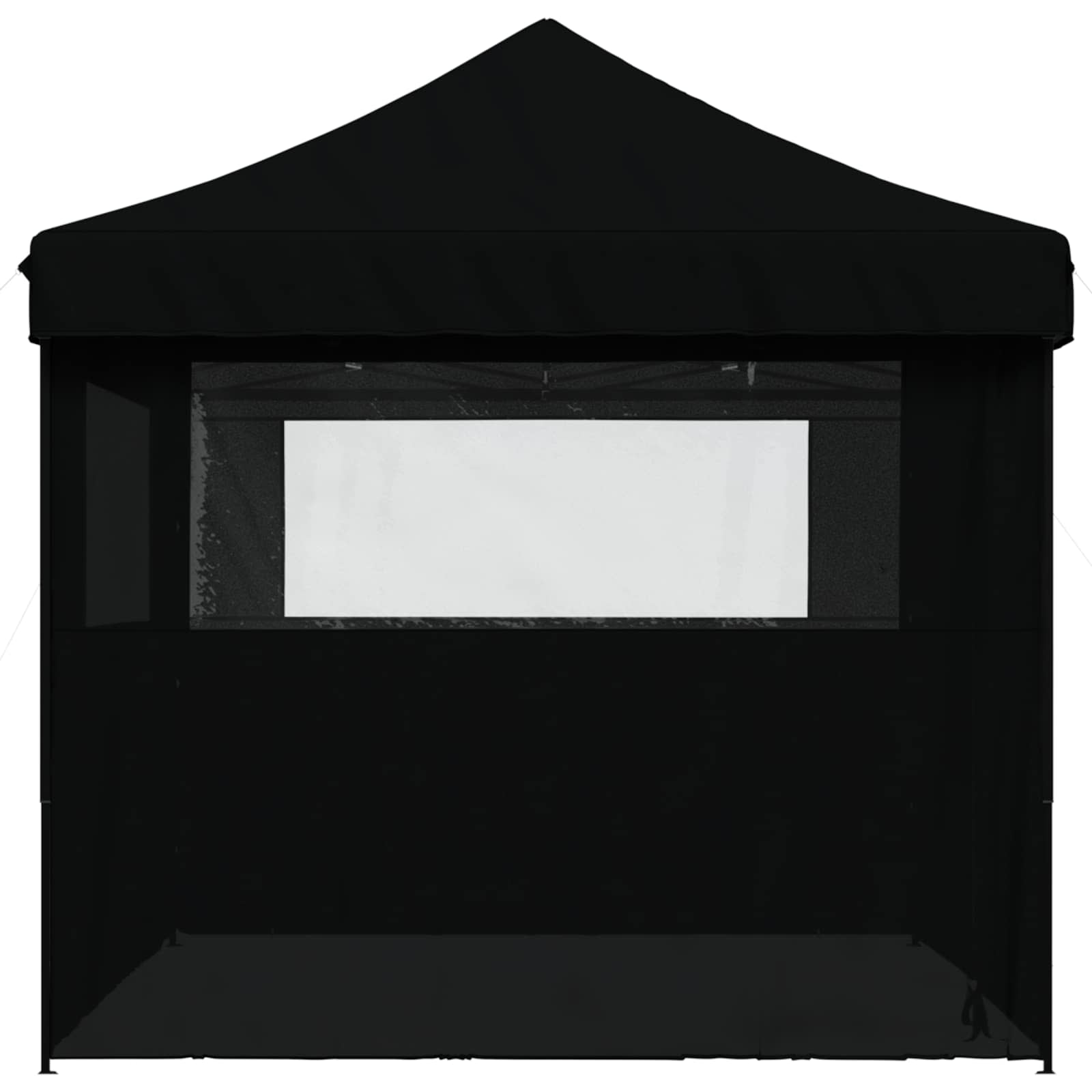 Party-Zelt Schwarz 292 x 440 x 315 cm Oxford-Stoff