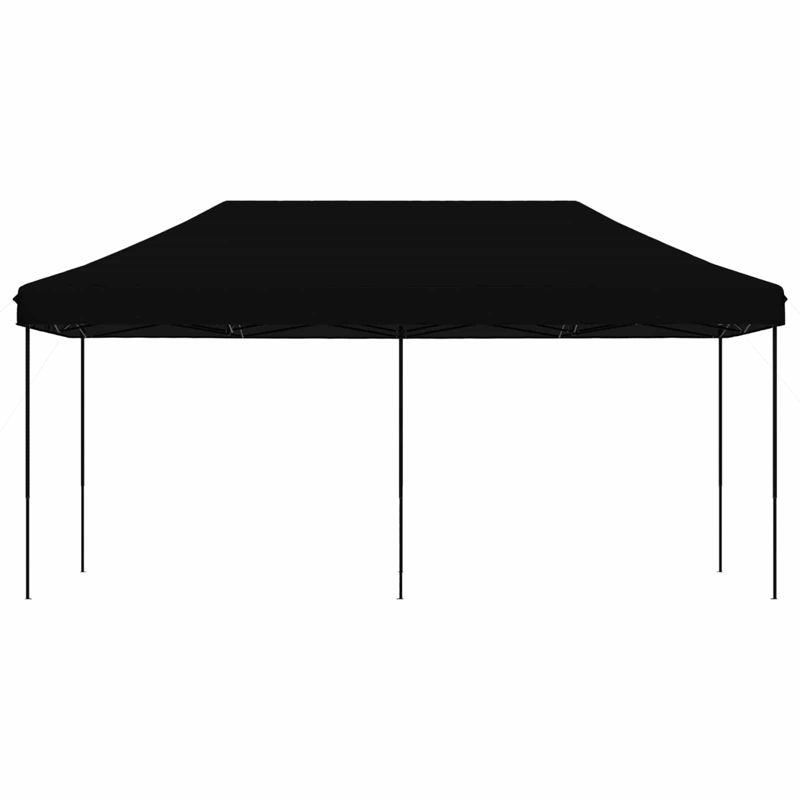 Party-Zelt Schwarz 292 x 580 x 315 cm Oxford-Stoff