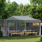Party-Zelt Anthrazit 291 x 580 x 315 cm Oxford-Stoff