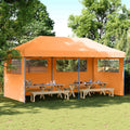 Party-Zelt Orange 292 x 580 x 315 cm Oxford-Stoff