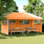 Party-Zelt Orange 292 x 580 x 315 cm Oxford-Stoff