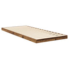 Bodenbettrahmen Altholz 75 x 190 cm Holzwerkstoff