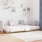 Bodenbettrahmen Artisan-Eiche 75 x 190 cm Holzwerkstoff