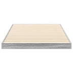 Bodenbettrahmen Graues Sonoma 90 x 190 cm Holzwerkstoff