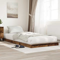 Bodenbettrahmen Altholz 90 x 190 cm Holzwerkstoff