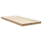 Bodenbettrahmen Artisan-Eiche 90 x 190 cm Holzwerkstoff
