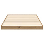 Bodenbettrahmen Artisan-Eiche 90 x 190 cm Holzwerkstoff