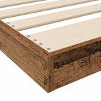 Bodenbettrahmen Altholz 80 x 200 cm Holzwerkstoff
