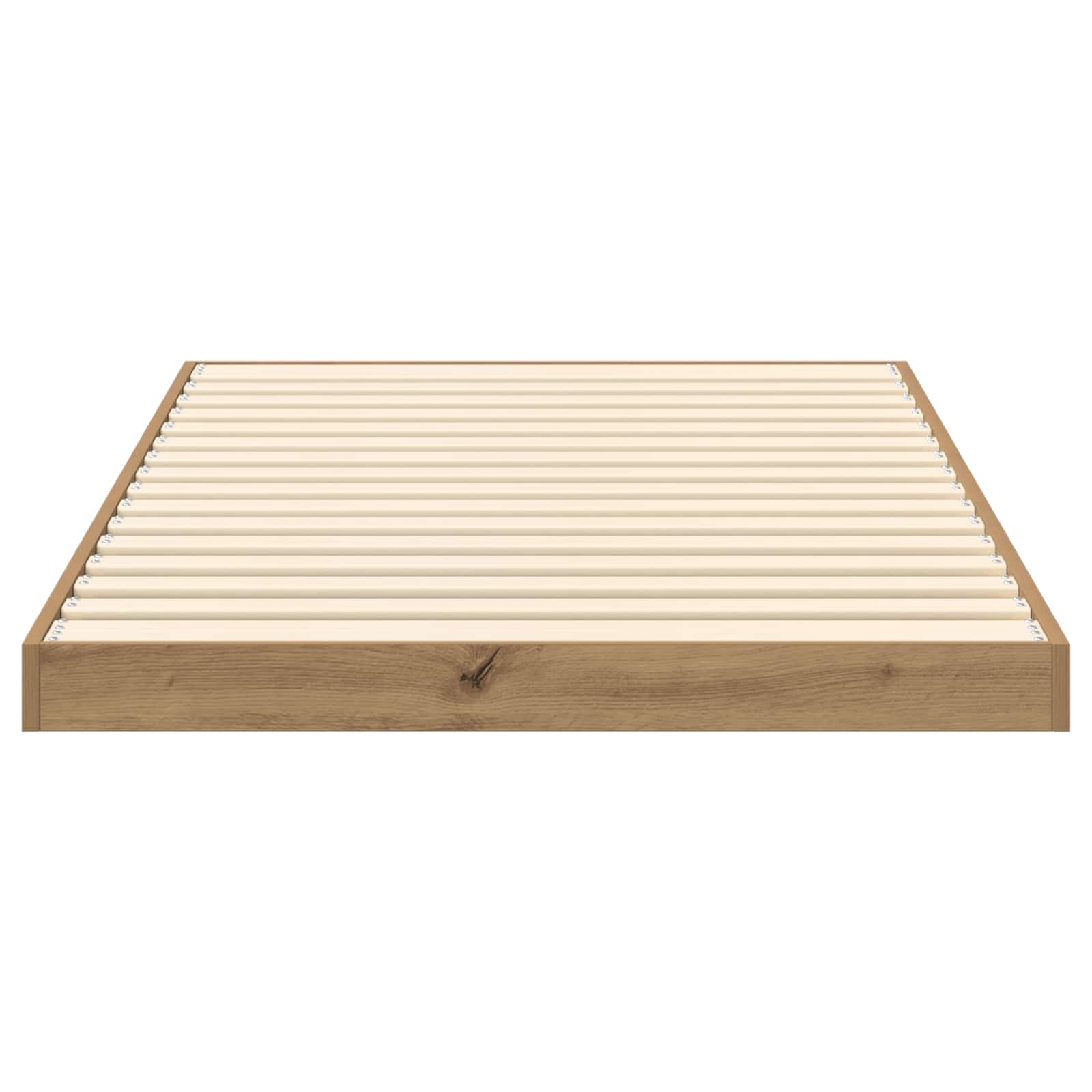 Bodenbettrahmen Artisan-Eiche 80 x 200 cm Holzwerkstoff