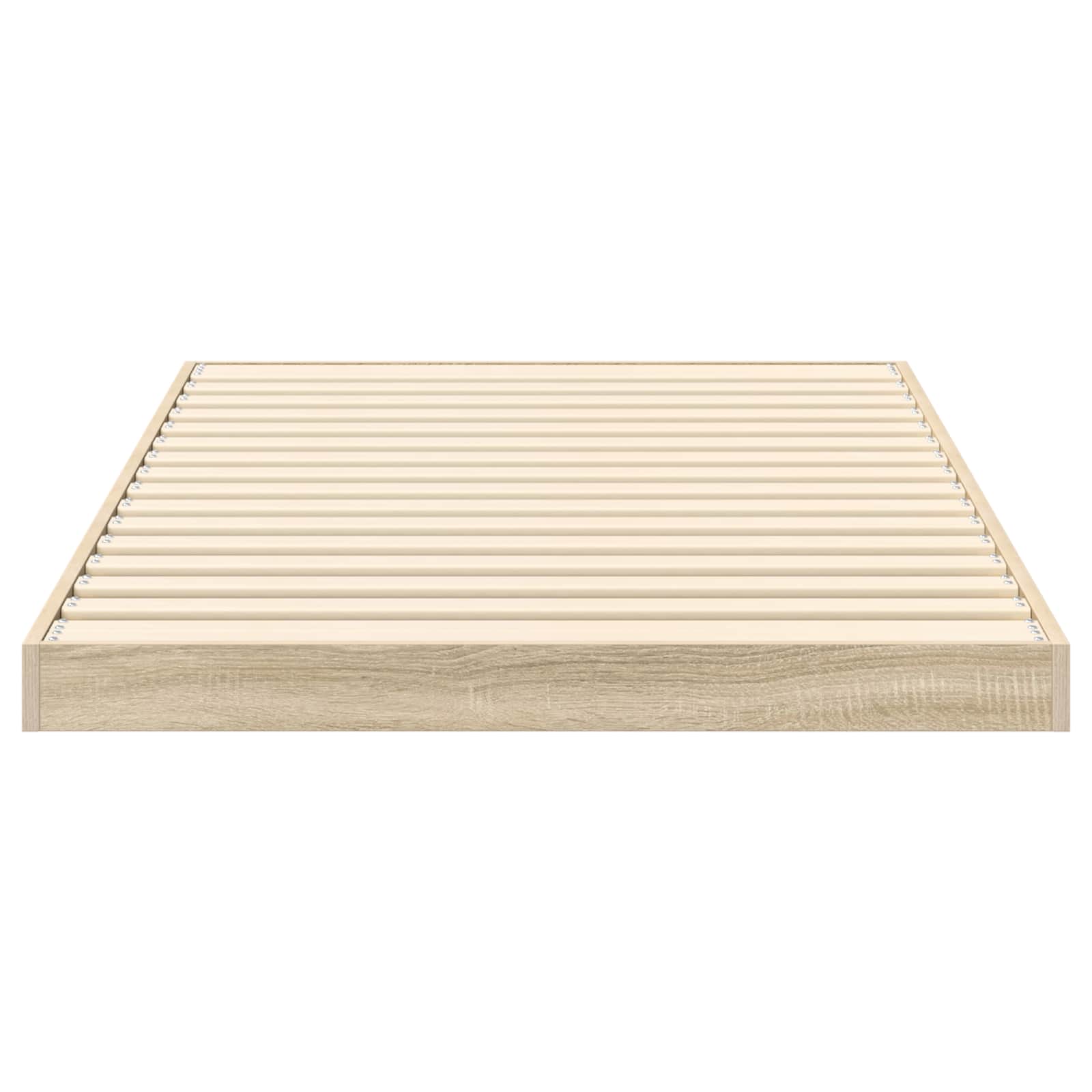 Bodenbettrahmen Sonoma-Eiche 90 x 200 cm Holzwerkstoff
