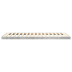 Bodenbettrahmen Beton Grau 90 x 200 cm Holzwerkstoff