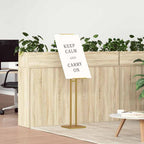 Messestände 2 pcs Gold 26,5 x 26,5 x 150 cm Stahl