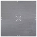 Sonnenschirmständer Dunkelgrau Holzlook 100 x 100 x 4 cm Stahl
