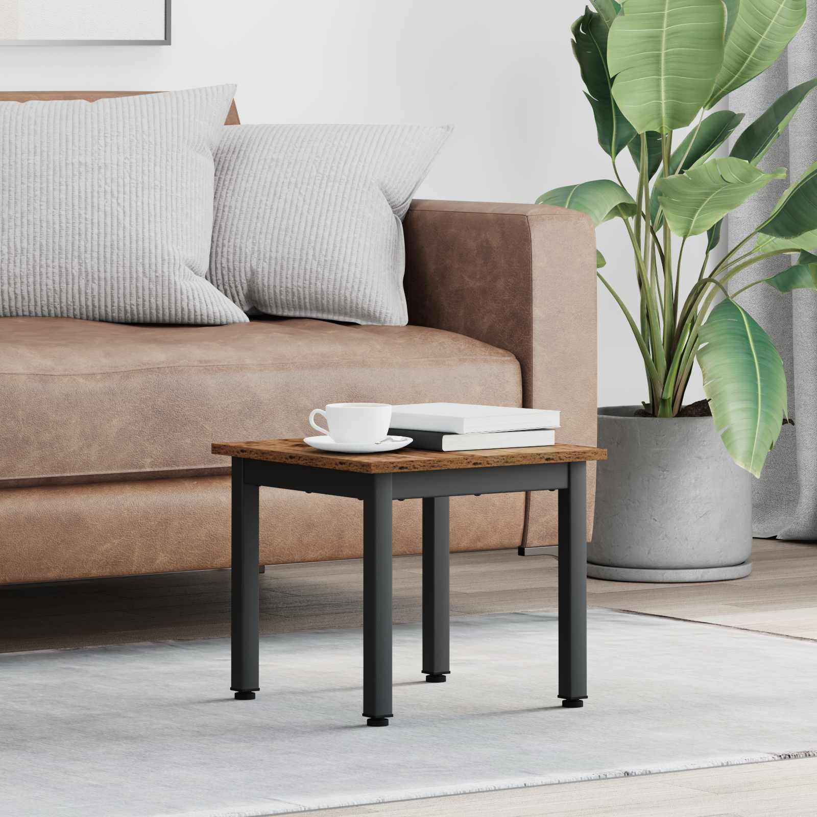 Couchtisch Altholz 40 x 40 x 36 cm Holzwerkstoff