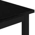 Couchtisch Schwarz Eichen-Optik 50 x 50 x 36 cm Holzwerkstoff