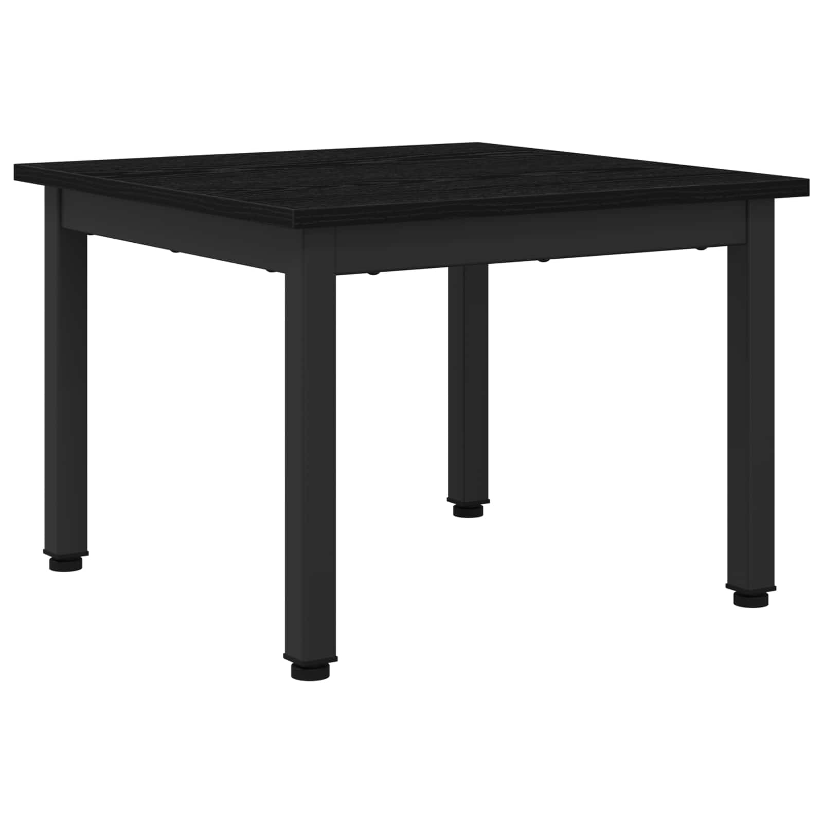 Couchtisch Schwarz Eichen-Optik 50 x 50 x 36 cm Holzwerkstoff