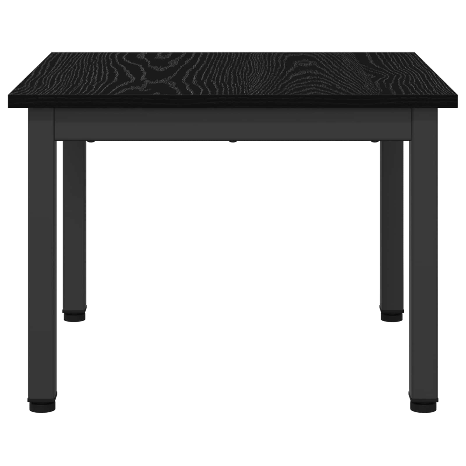 Couchtisch Schwarz Eichen-Optik 50 x 50 x 36 cm Holzwerkstoff