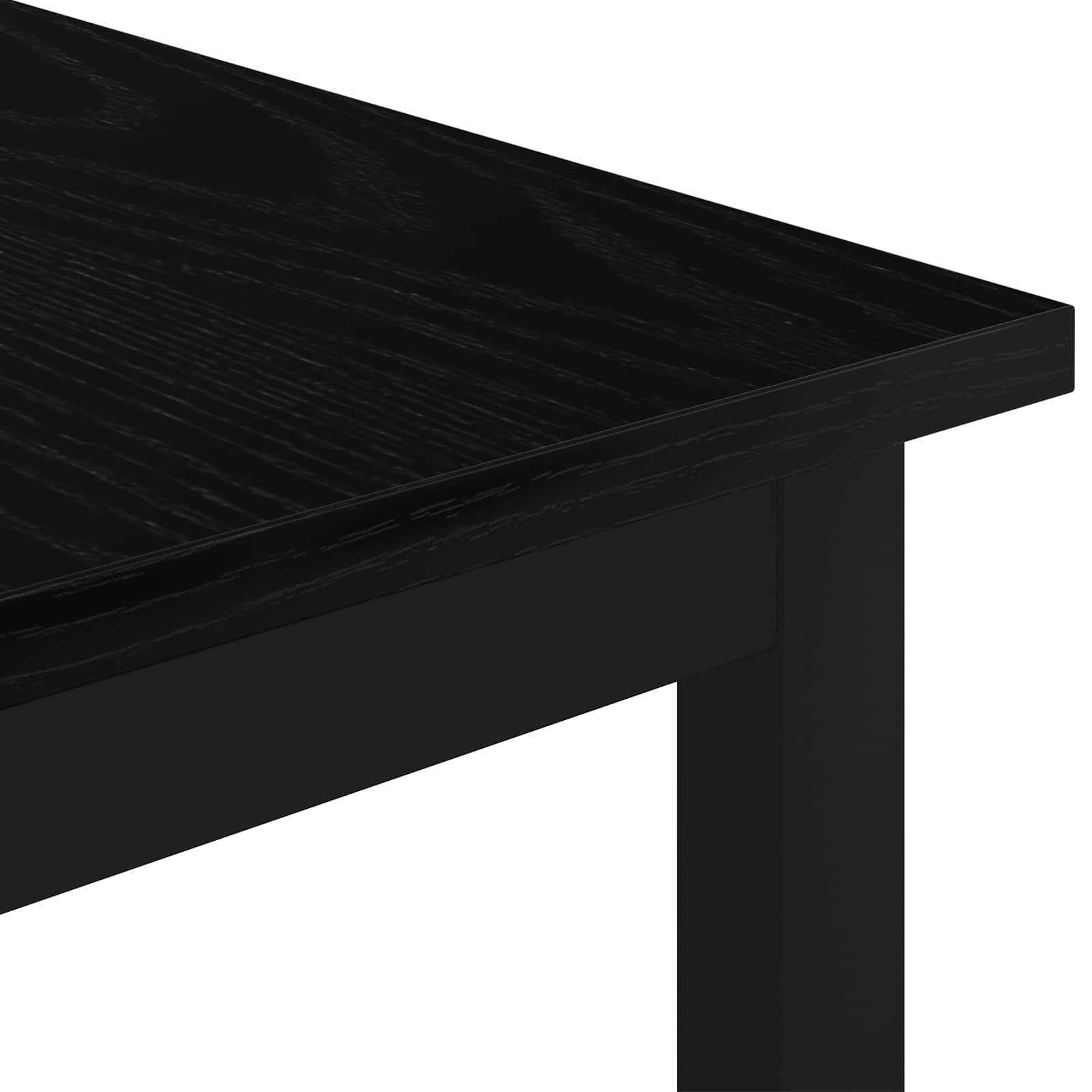 Couchtisch Schwarz Eichen-Optik 60 x 30 x 36 cm Holzwerkstoff