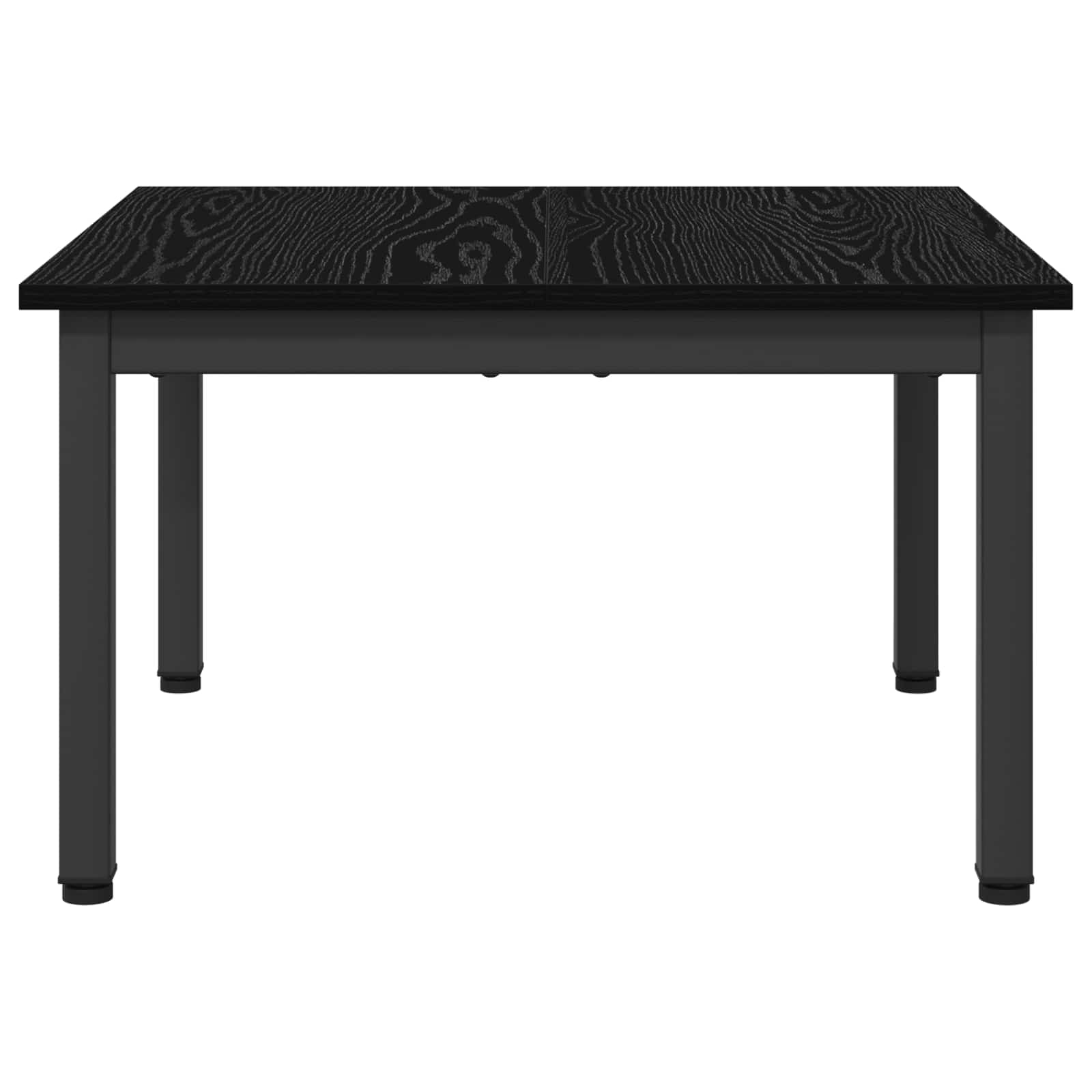 Couchtisch Schwarz Eichen-Optik 60 x 60 x 36 cm Holzwerkstoff