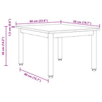 Couchtisch Raucharbe 60 x 50 x 36 cm Holzwerkstoff