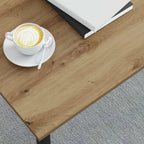 Couchtisch Kunsthandwerk Eiche 100 x 50 x 45 cm Holzwerkstoff