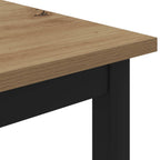 Couchtisch Kunsthandwerk Eiche 100 x 100 x 45 cm Holzwerkstoff