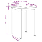 Stehtisch Holzwerkstoff