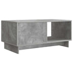 Couchtisch Betongrau 90 x 50 x 40 cm Holzwerkstoff
