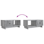 Couchtisch Graues Sonoma 90 x 50 x 40 cm Holzwerkstoff