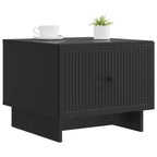 Couchtisch mit Schubladen Schwarz 49 x 50 x 40 cm Holzwerkstoff