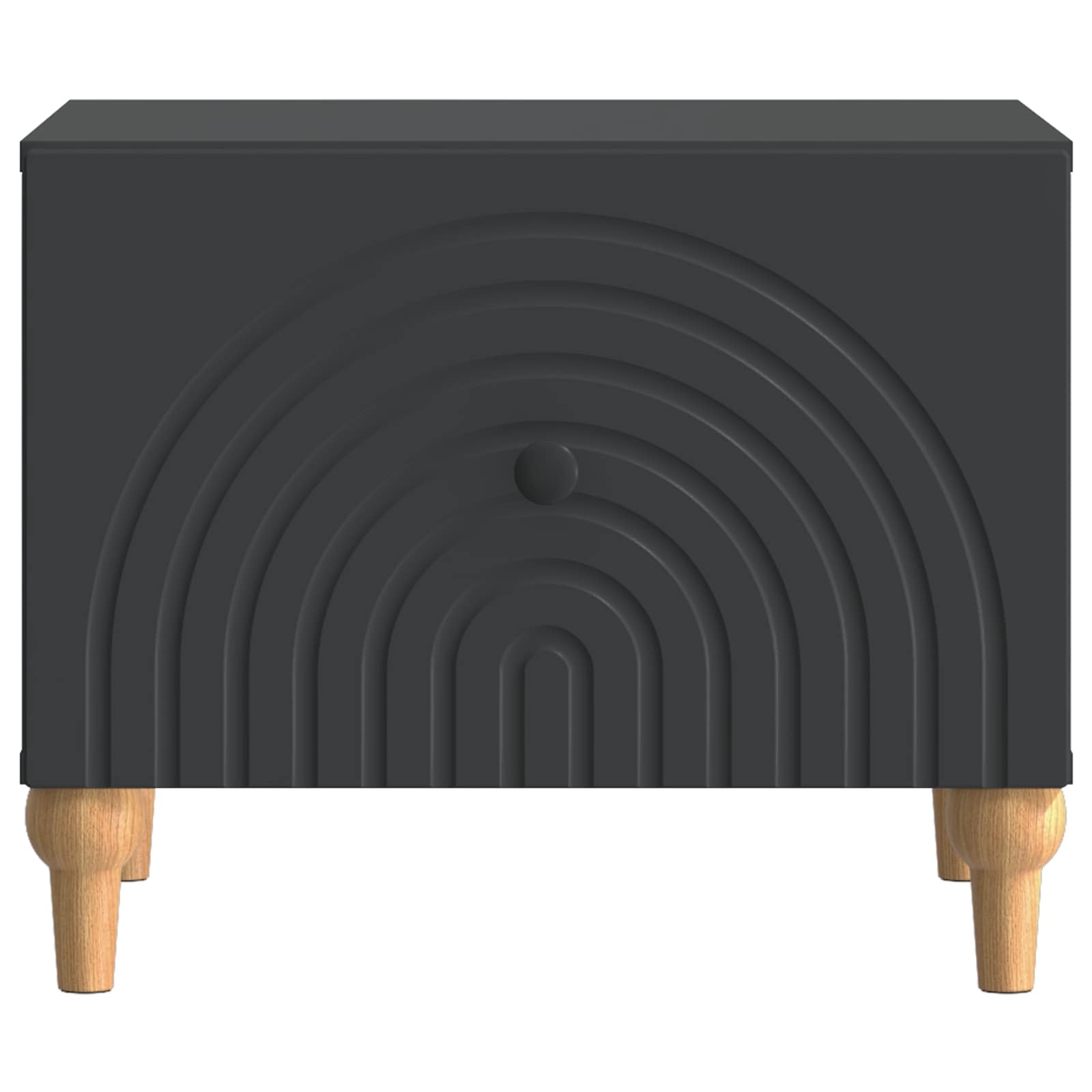 Couchtisch mit Schubladen Schwarz 49 x 50 x 40 cm Holzwerkstoff
