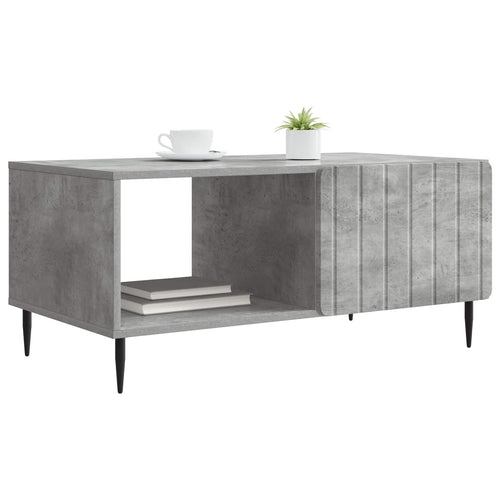 Couchtisch Betongrau 90 x 50 x 40 cm Holzwerkstoff