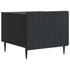 Couchtisch mit Schubladen Schwarz 49 x 50 x 42 cm Holzwerkstoff