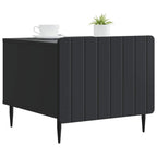 Couchtisch mit Schubladen Schwarz 49 x 50 x 42 cm Holzwerkstoff