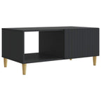 Couchtisch Schwarz 90 x 50 x 40 cm Holzwerkstoff
