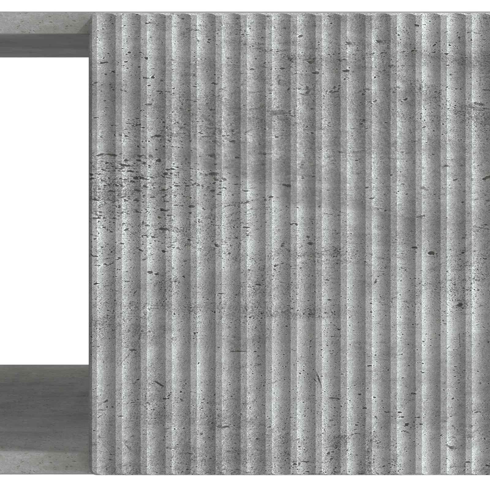 Couchtisch Betongrau 90 x 50 x 40 cm Holzwerkstoff