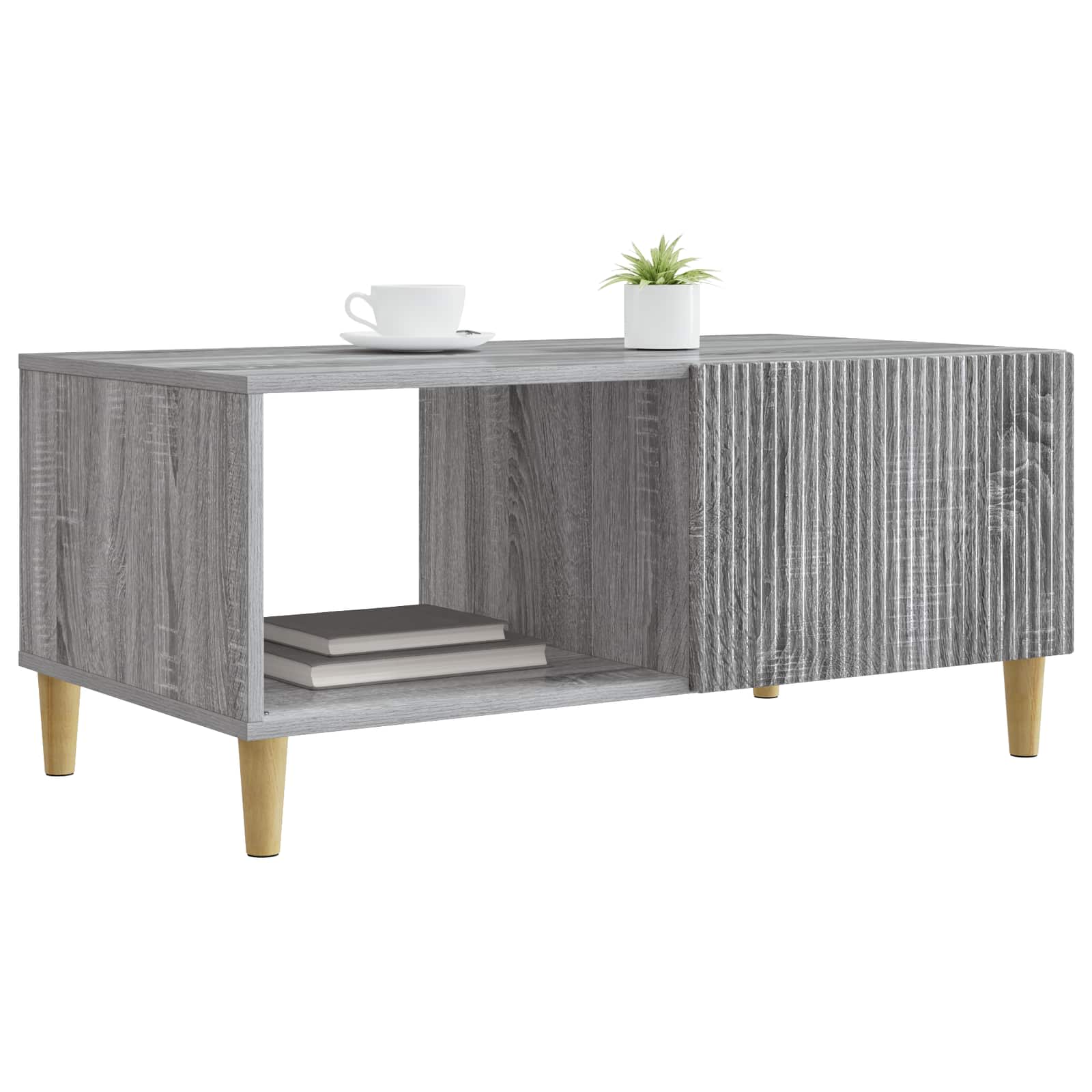Couchtisch Graues Sonoma 90 x 50 x 40 cm Holzwerkstoff