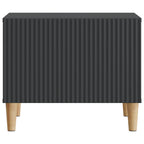 Couchtisch mit Schubladen Schwarz 49 x 50 x 40 cm Holzwerkstoff